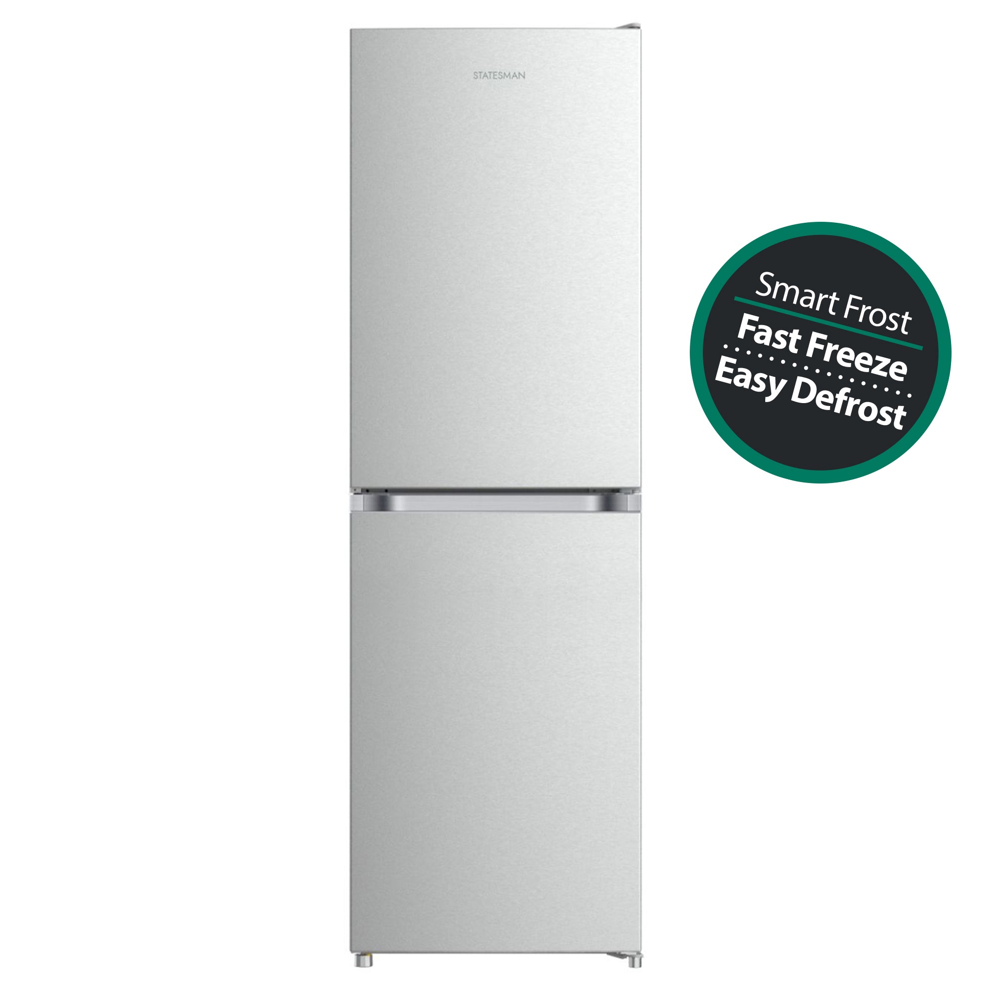 Freestanding 50/50 Fridge Freezer, Smart Frost, 254 Litre, Silver