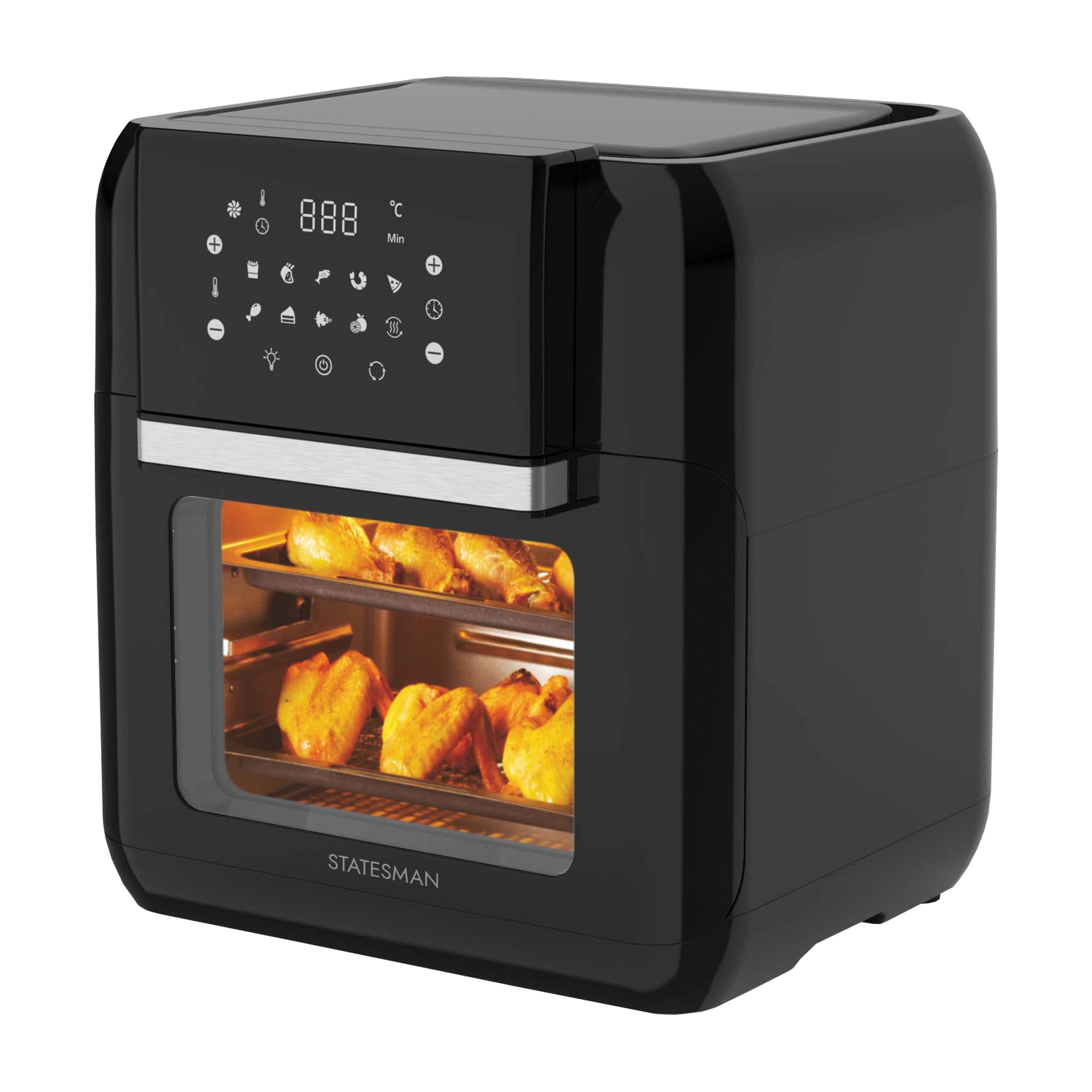 Digital Air Fryer Oven 11 Litre, 1500W, Black