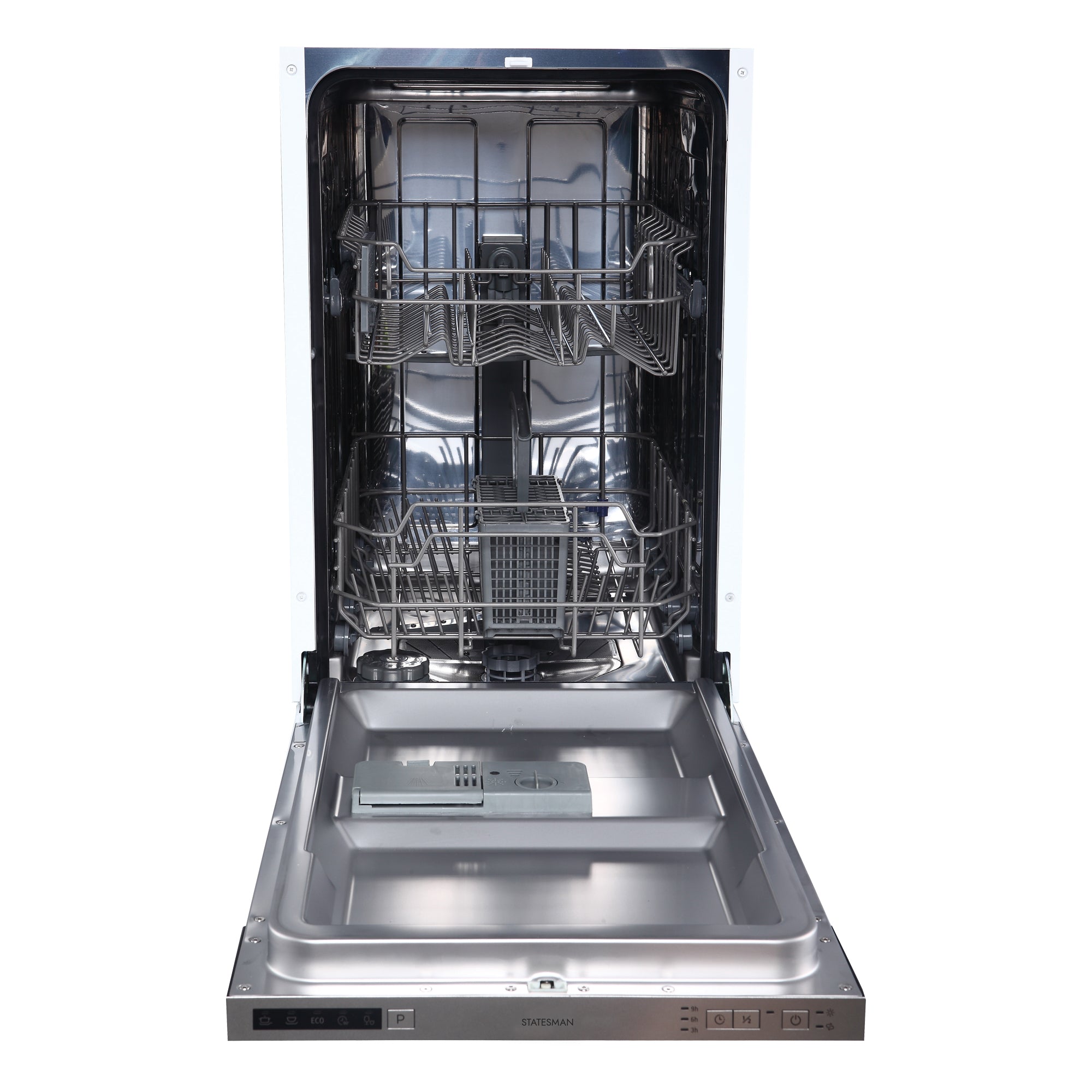 Integrated Slimline 9 Place Dishwasher, White